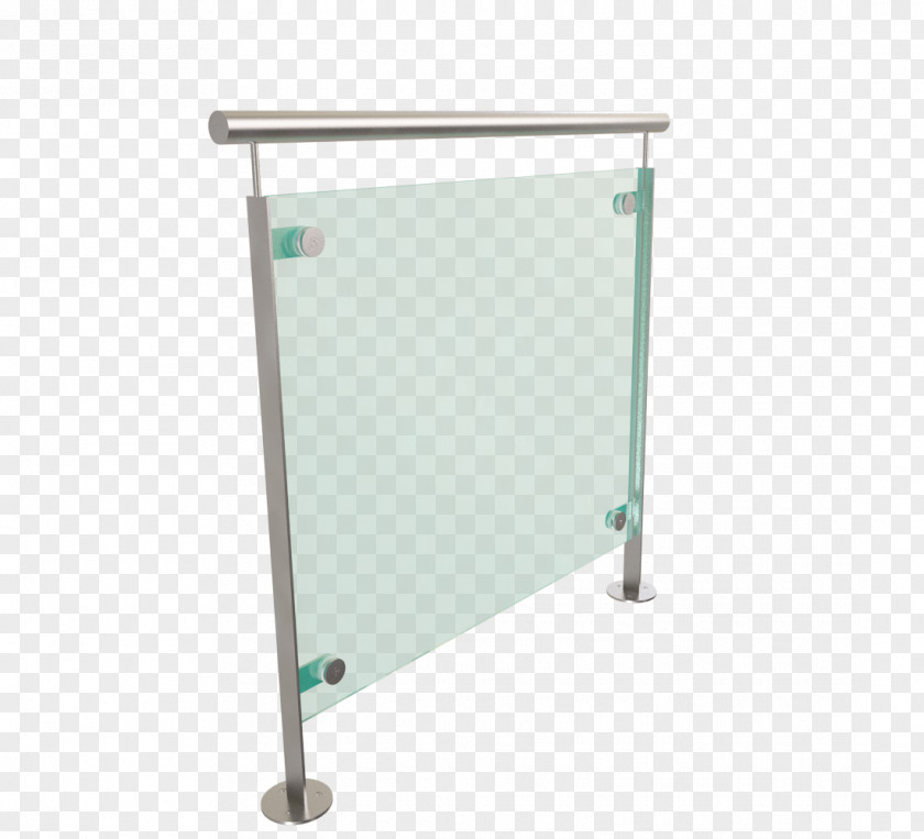 Barandal Mockup Angle Table Glass Unbreakable PNG