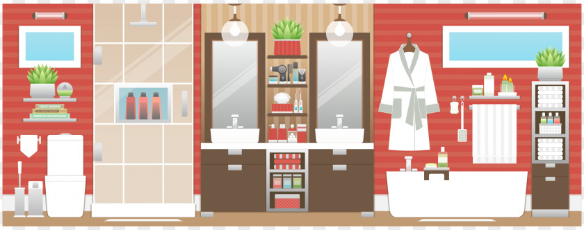 Bathroom Background Cliparts House Bedroom Living Room PNG