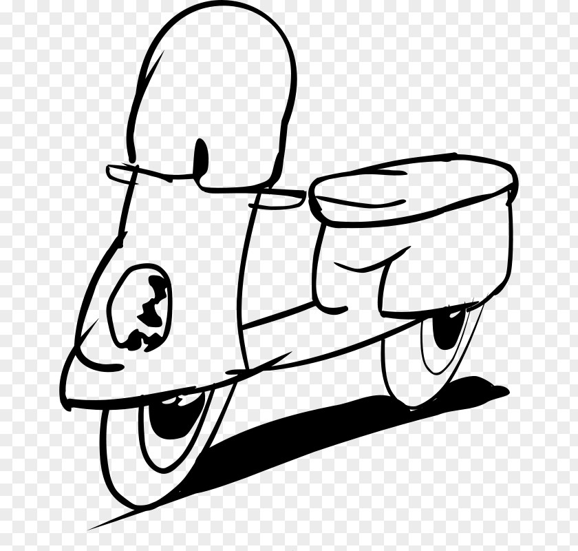 Car Scooter Motorcycle Vehicle Drawing PNG