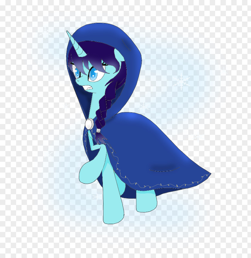 Design Cobalt Blue Cartoon Character PNG