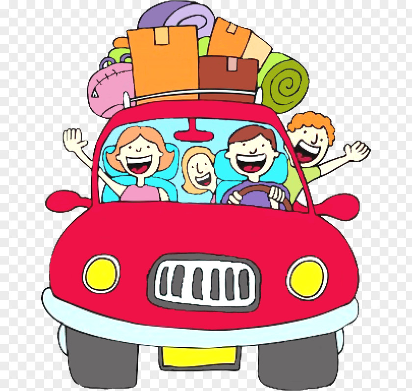 Family Vacation Road Trip Travel Clip Art PNG