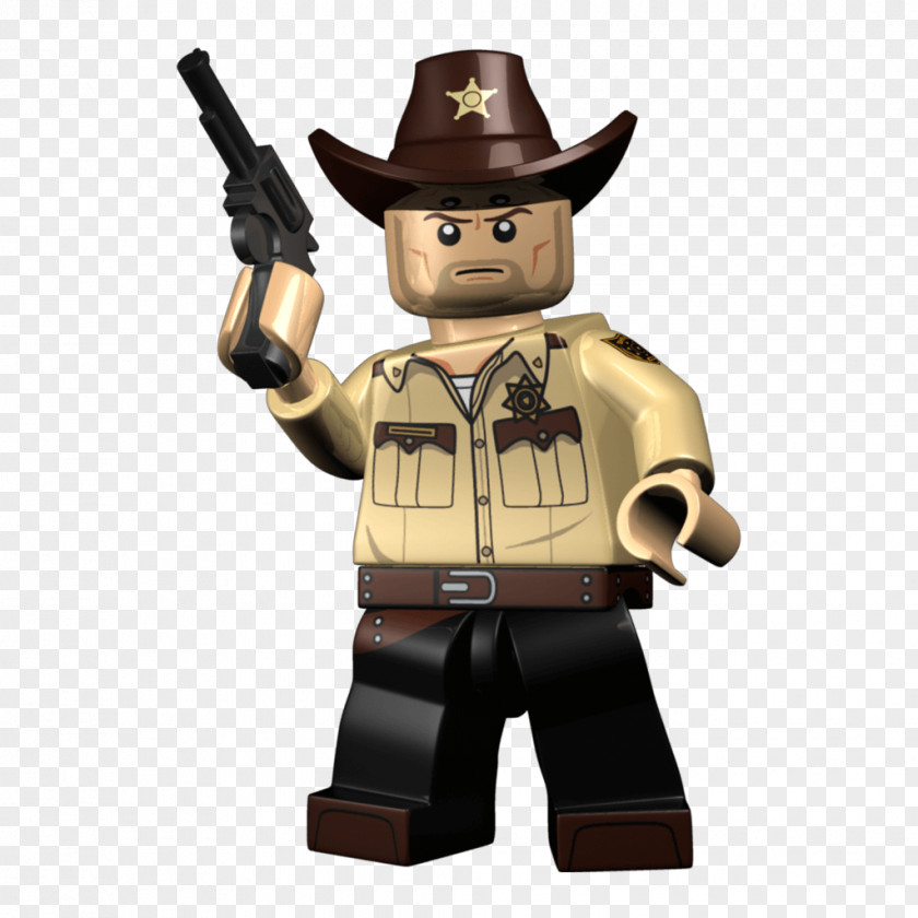 Lego Minifigures Rick Grimes Marvel Super Heroes PNG