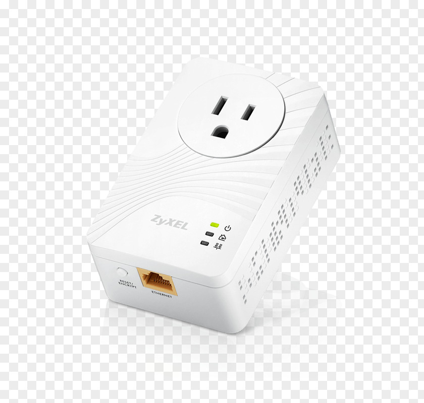 Powerline Adapter Power-line Communication Ethernet AC Power Plugs And Sockets Zyxel PNG