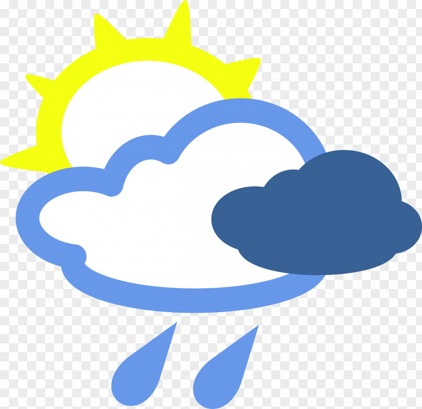 Simple Symbol Cliparts Drizzle Weather Clip Art PNG