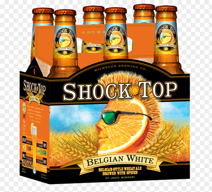 Beer Wheat Shock Top Belgian White Lemon Shandy PNG