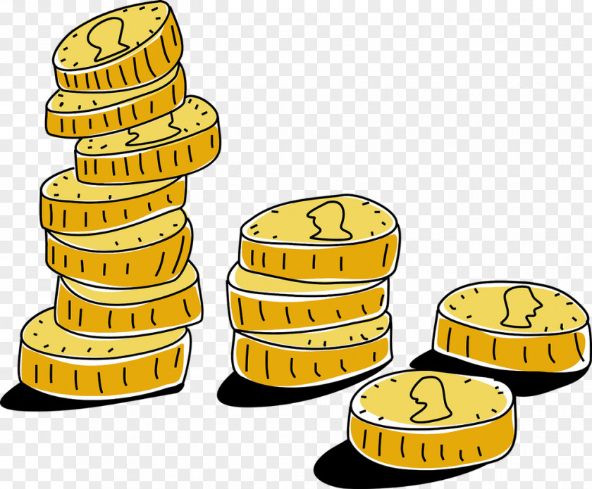 Coin Stack Gold Clip Art PNG