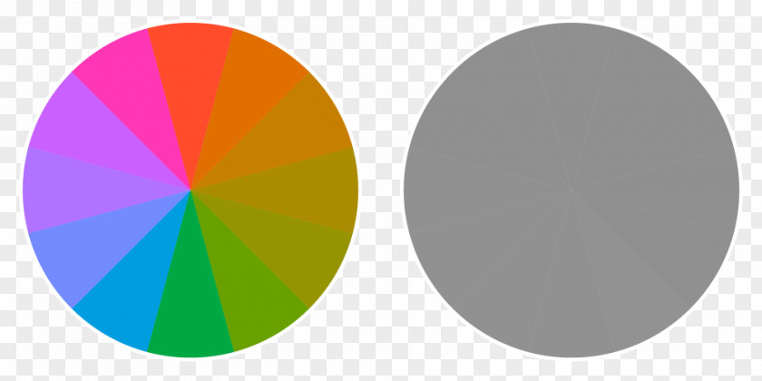 Color Wheel Lightness Penny Half Cent PNG