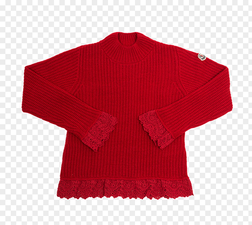 Colore Rosso Sleeve Sweater Outerwear Shoulder Wool PNG