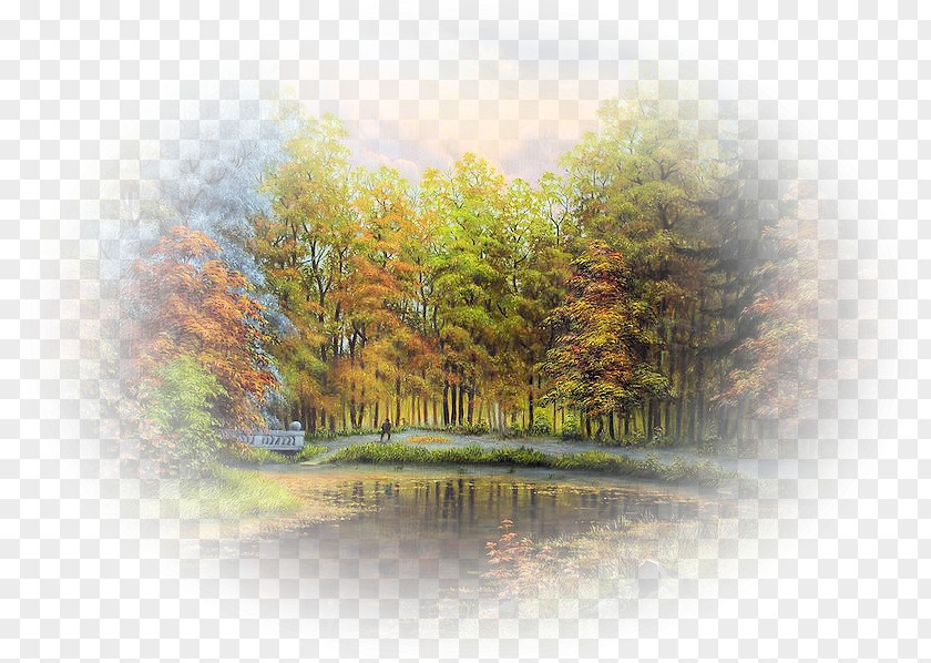 Painting Landscape Autumn Painter PNG