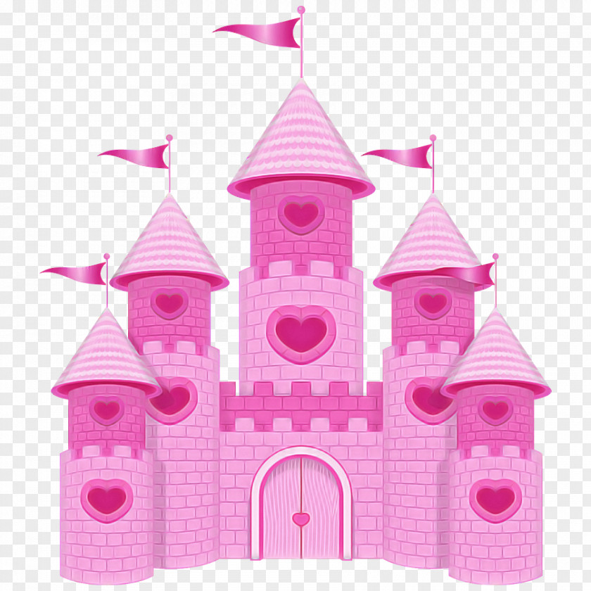 Pink Castle Magenta Building Architecture PNG
