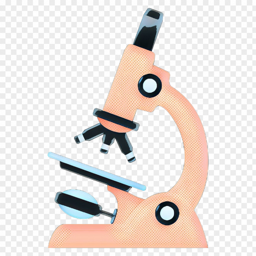 Thumb Microscope Retro Background PNG