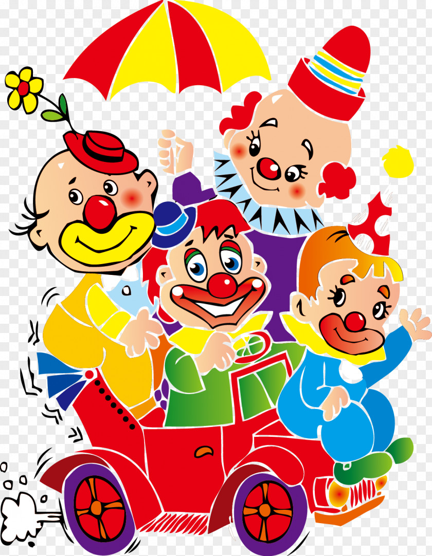 Vector Clowns Clown Performance Clip Art PNG