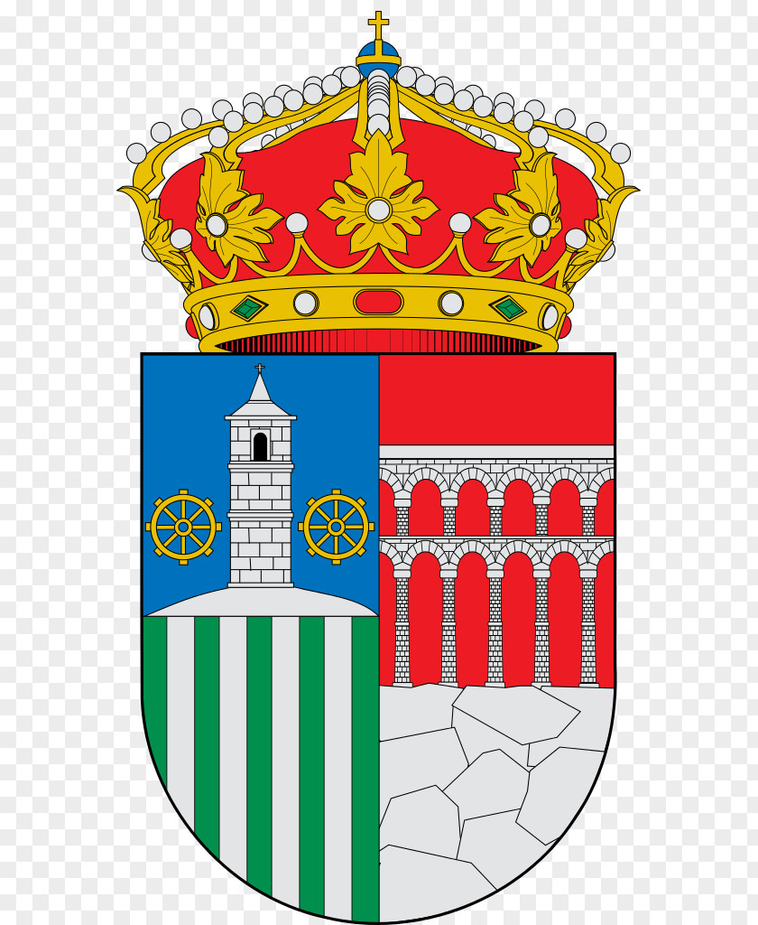 Acueducto De Segovia Cantimpalos Azure Escutcheon Coat Of Arms Blazon PNG