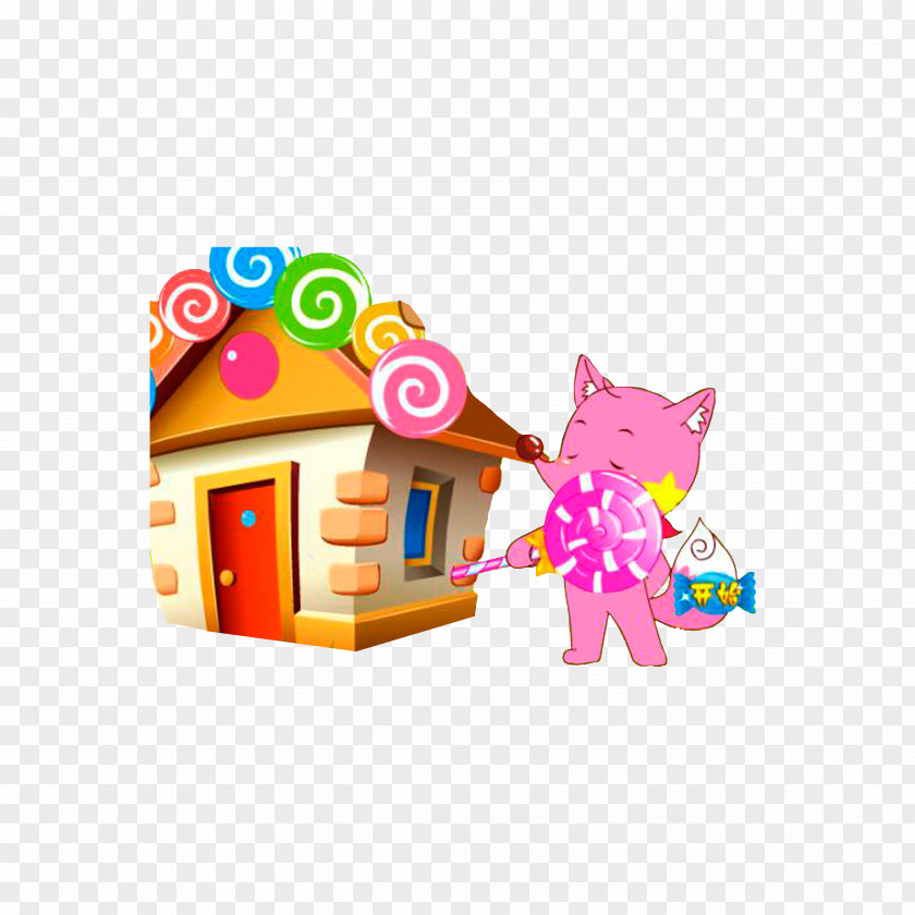 Candy House Game Interface Button Icon Video PNG