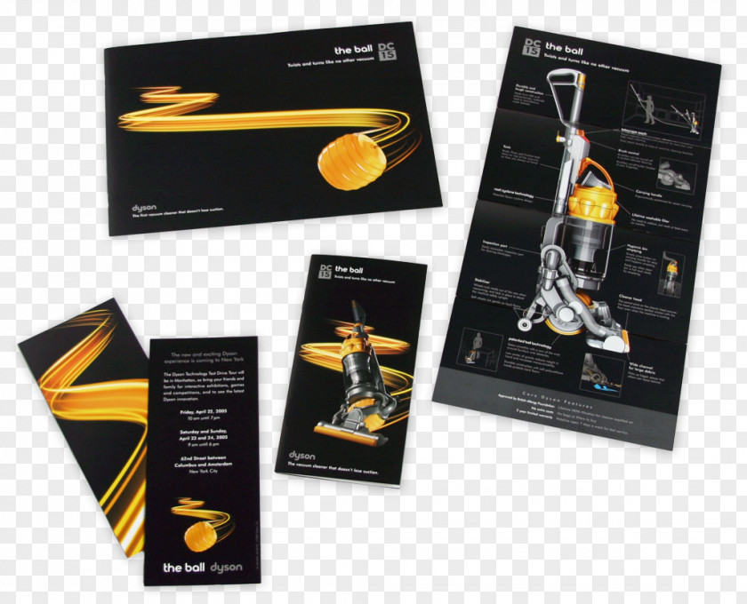Creative Invitations Advertising Marketing Collateral Brochure Dyson PNG