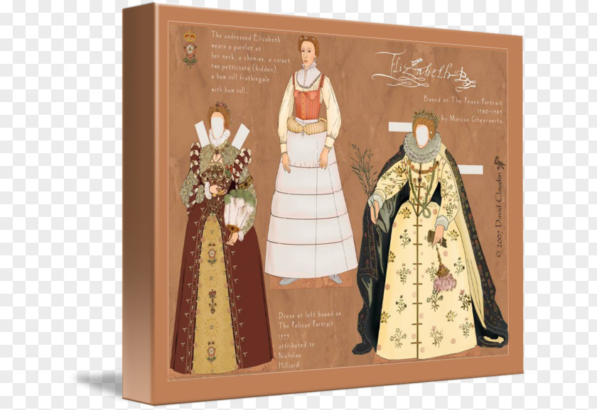 Doll Paper Baroque Poster PNG