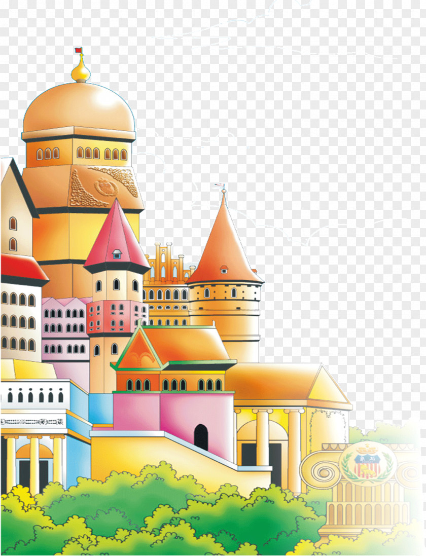 Dream Castle Cartoon Download Illustration PNG
