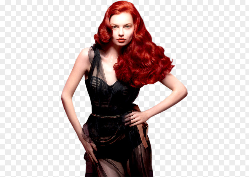 Hair Coloring Red Hairstyle Permanents & Straighteners PNG