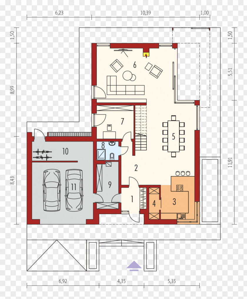 House Floor Plan Building Single-family Detached Home Square Meter PNG