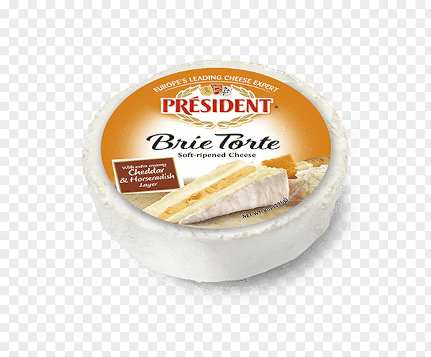 Milk Processed Cheese Cream Président Brie PNG