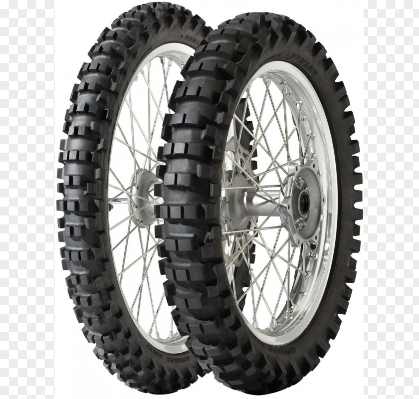 Motorcycle Tire Dunlop Tyres Tread Off-roading PNG