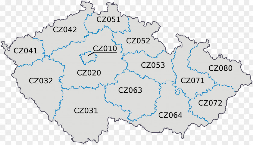Prague Region Kraj Map Geography PNG