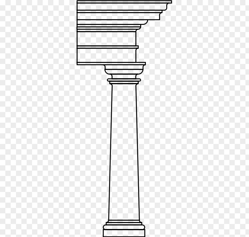Column Classical Order Architecture Tuscan Clip Art PNG