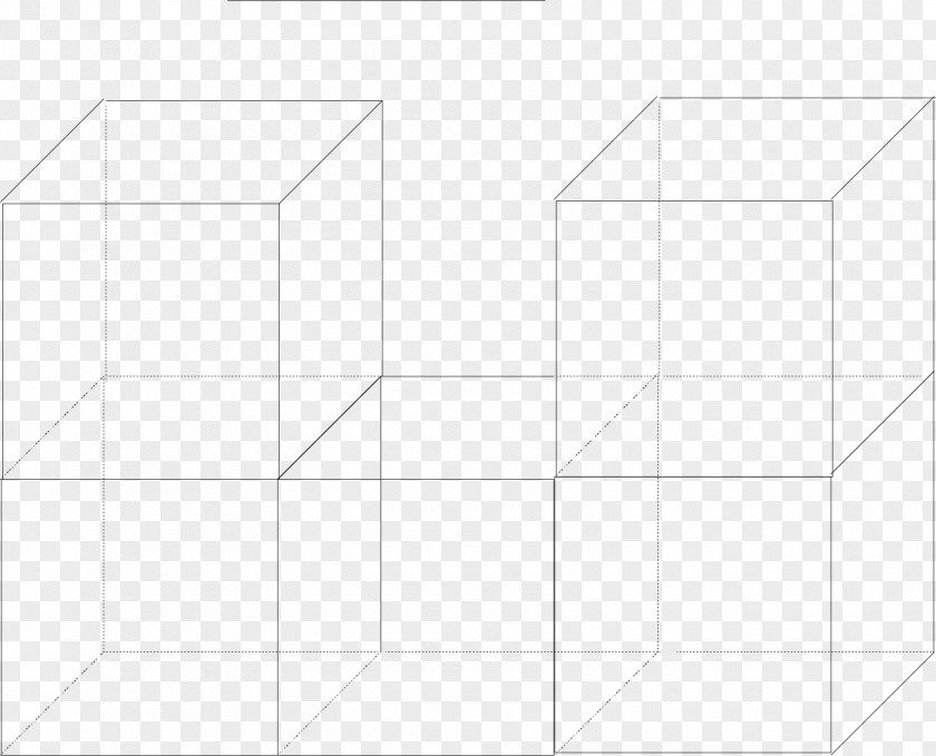 Junior High School Mathematics Creative Cube Line Symmetry Structure Angle Pattern PNG