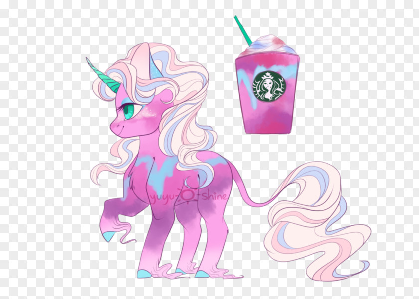Unicorn Frappuccino Pony Frappé Coffee Milkshake PNG