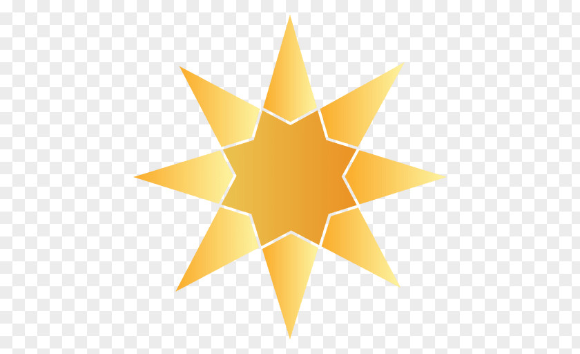 Multicolor Vector Star PNG