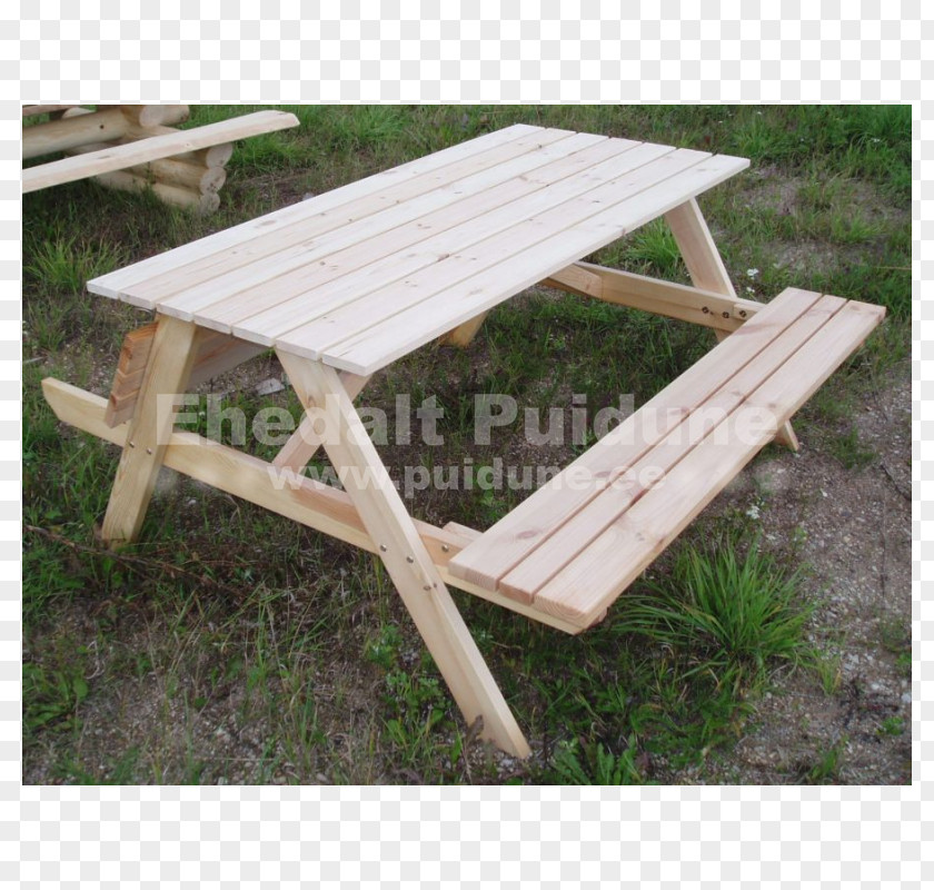 Table Bench Garden Chair Wood PNG