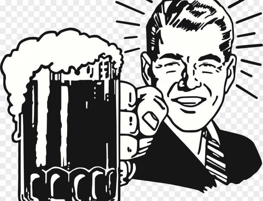 Cheers Up The Man Beer Ale Clip Art PNG