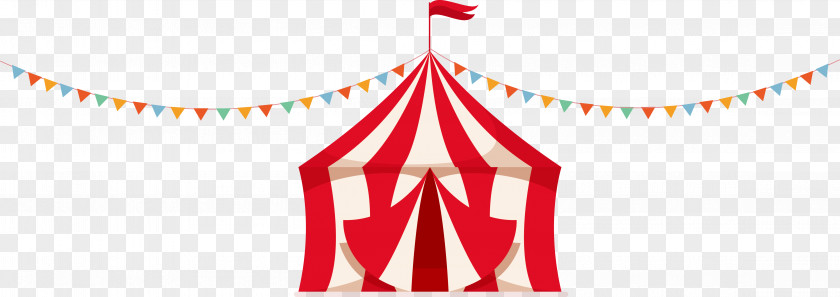 Cute Circus Tent Vector Carnival PNG