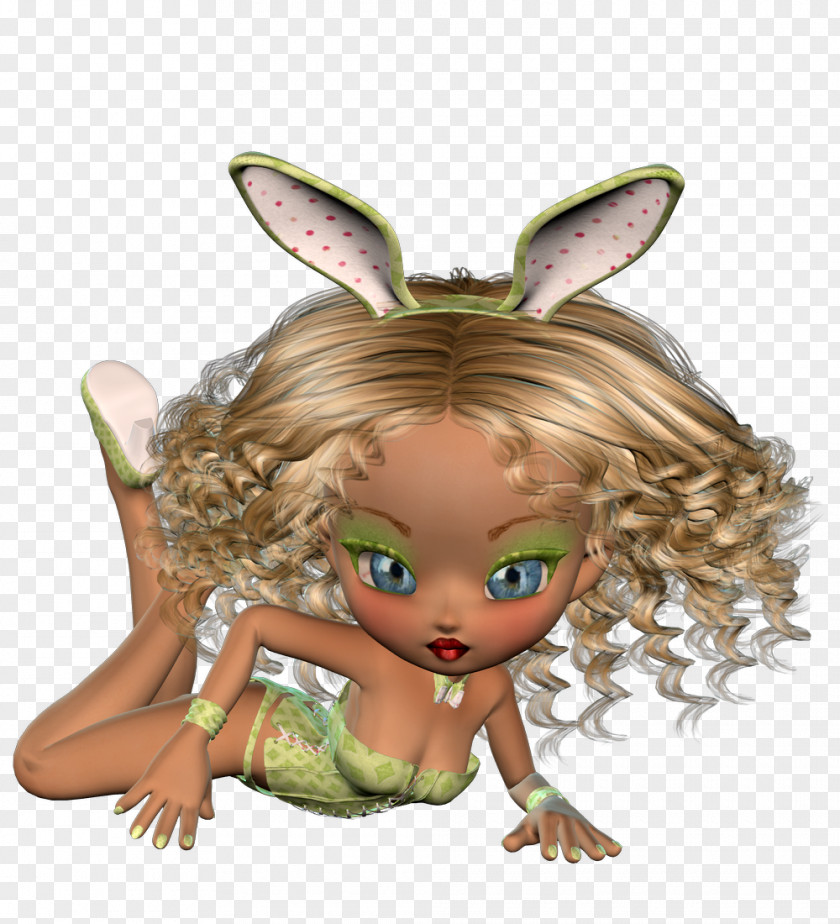 Doll Hare Easter Bunny PNG