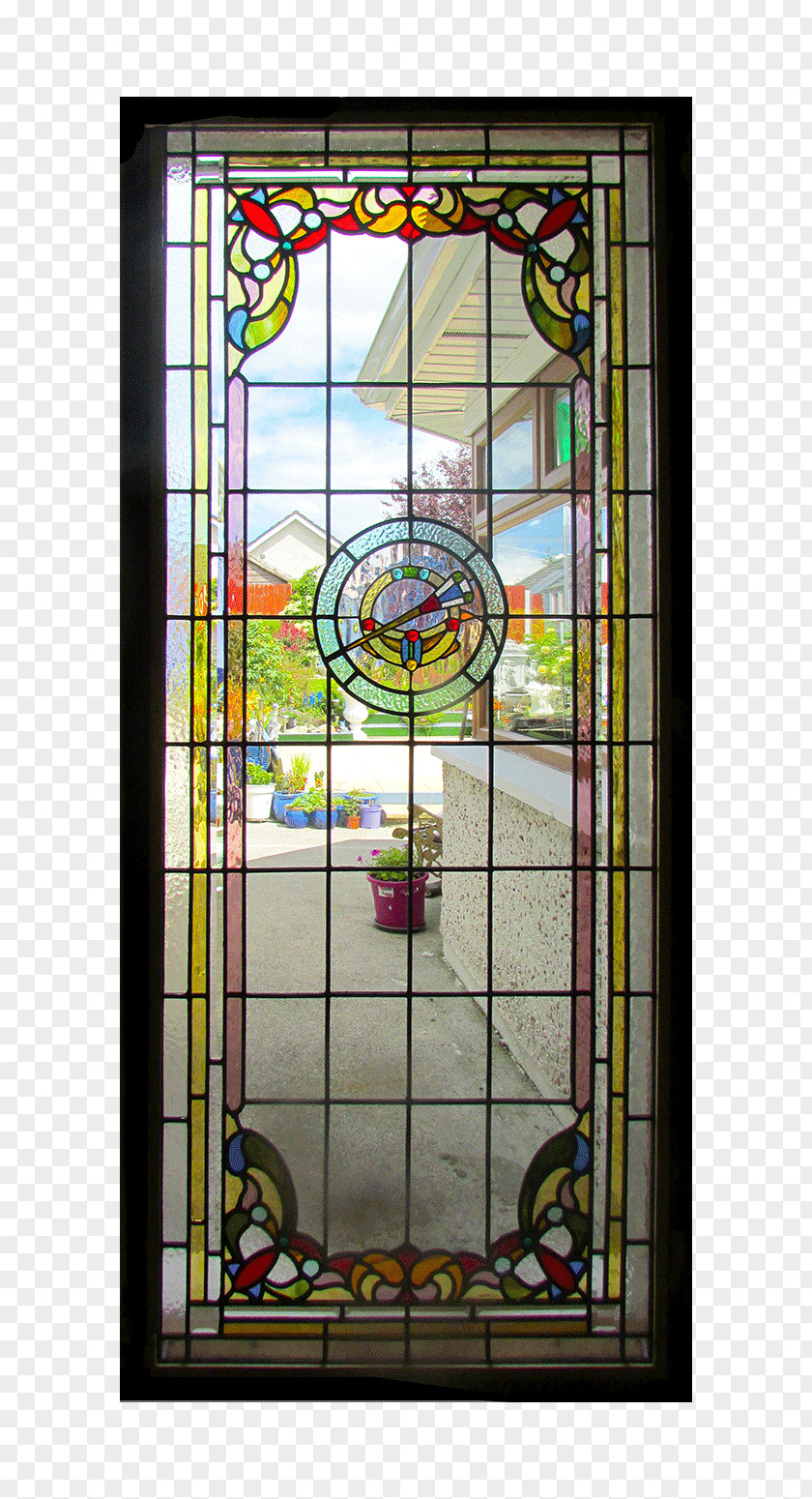 Glass Stained Material Glazing PNG