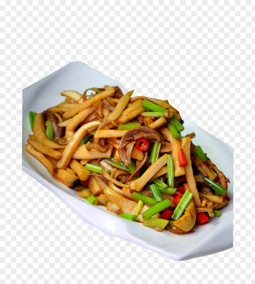 Mushroom Fried Dusi Lo Mein Chow Pleurotus Eryngii Yakisoba Chinese Noodles PNG