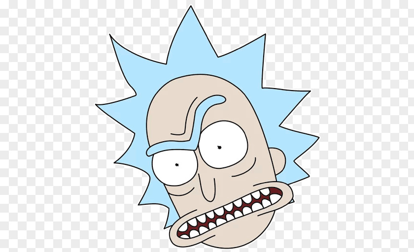 Rick Sanchez Sticker Telegram Text Clip Art PNG