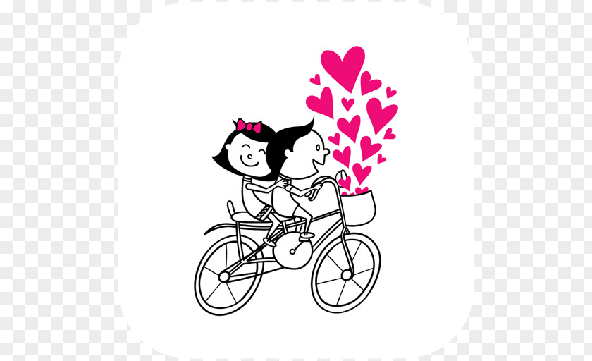 Bicycle Clip Art Vector Graphics Couple Cycling PNG