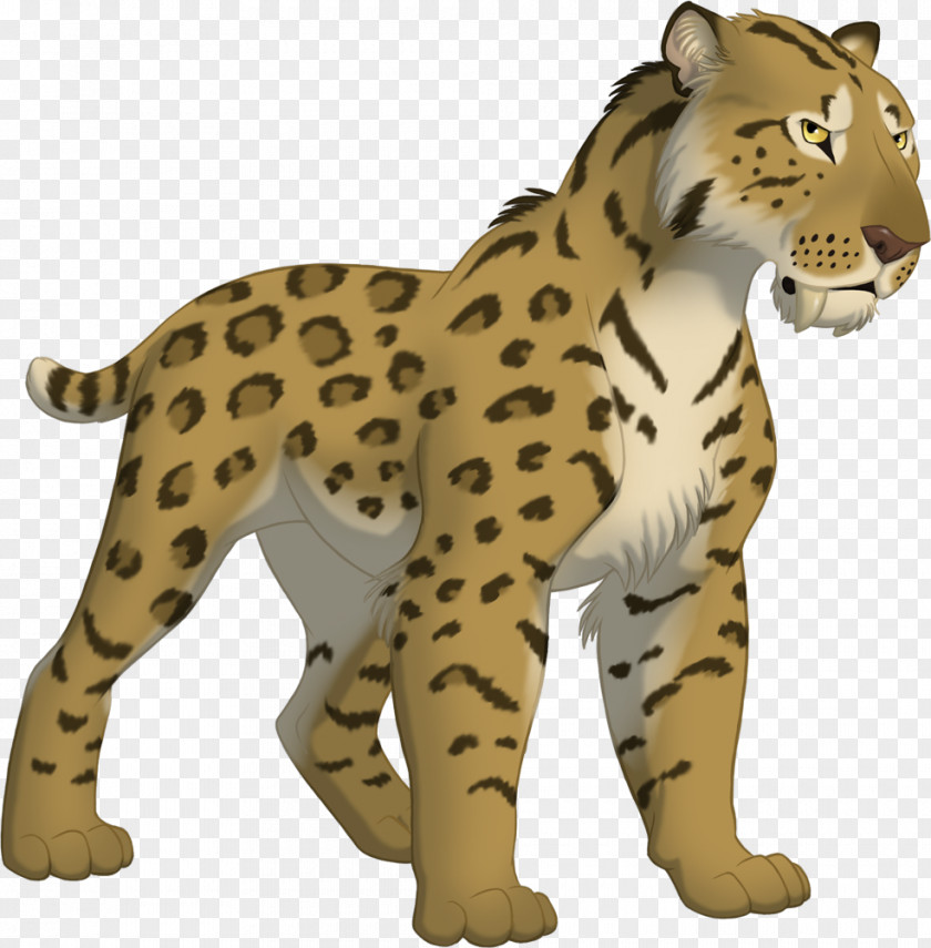 Cheetah Leopard Saber-toothed Tiger PNG