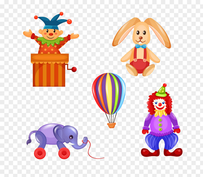 Circus Elements. Euclidean Vector Toy PNG