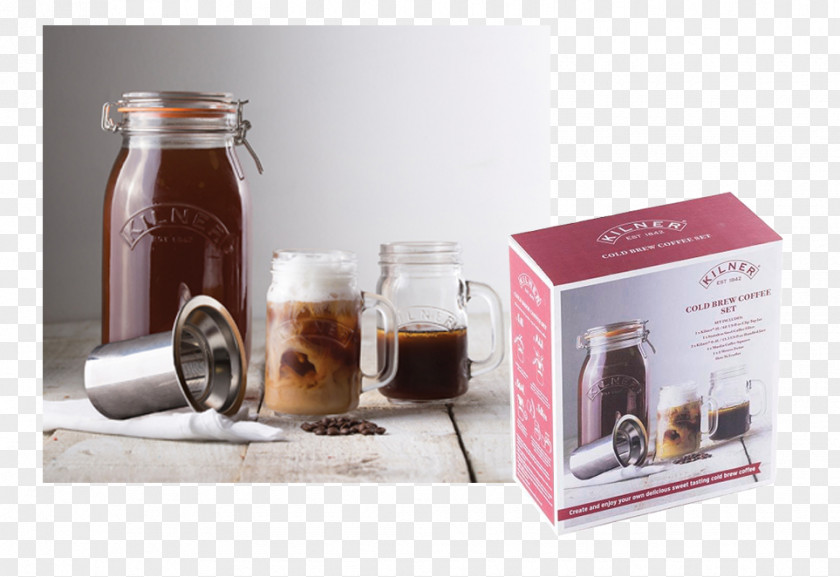 Coffee Iced Cold Brew Brewed Coffeemaker PNG
