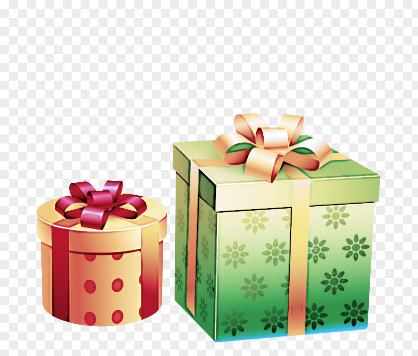 Present Gift Wrapping Ribbon Box PNG