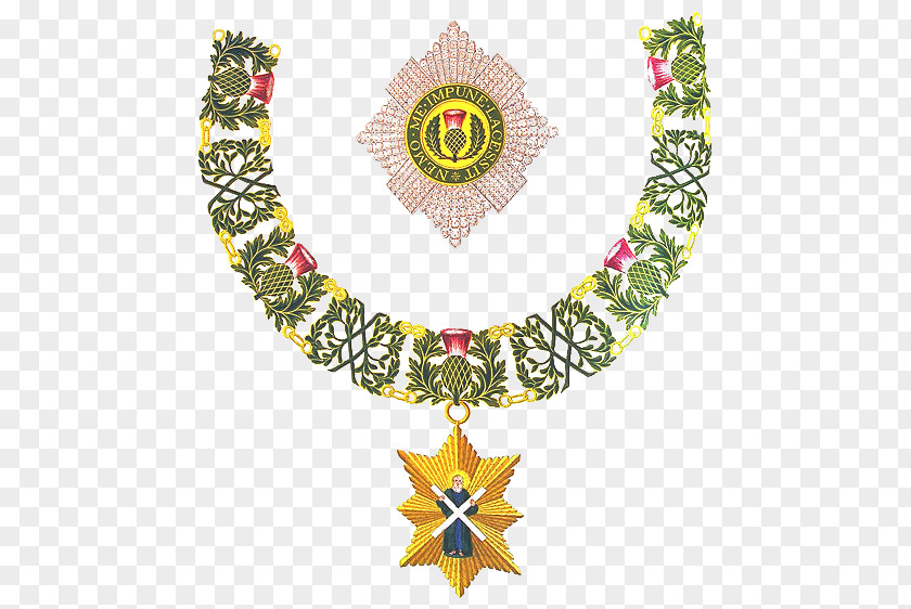 St. Patricks Badge Order Of The Thistle Scotland Chivalry PNG