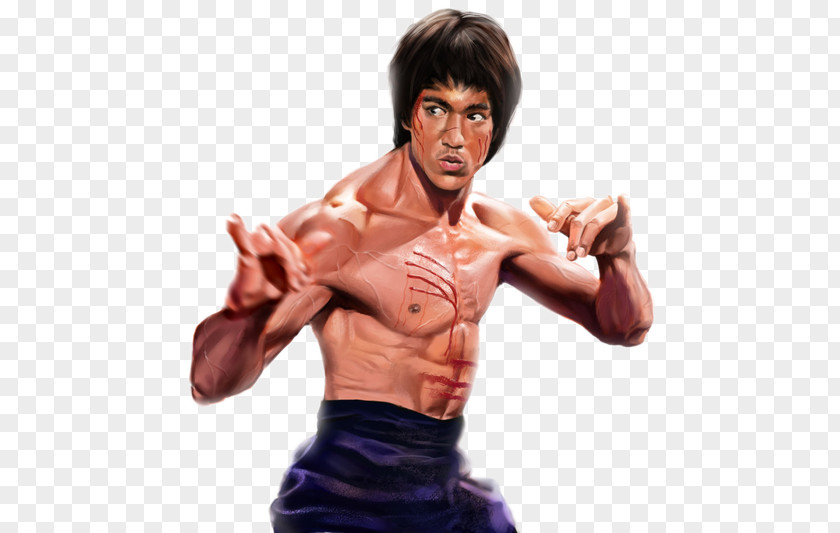 The Fighter Clip ArtBruce Lee Kick Bruce PNG