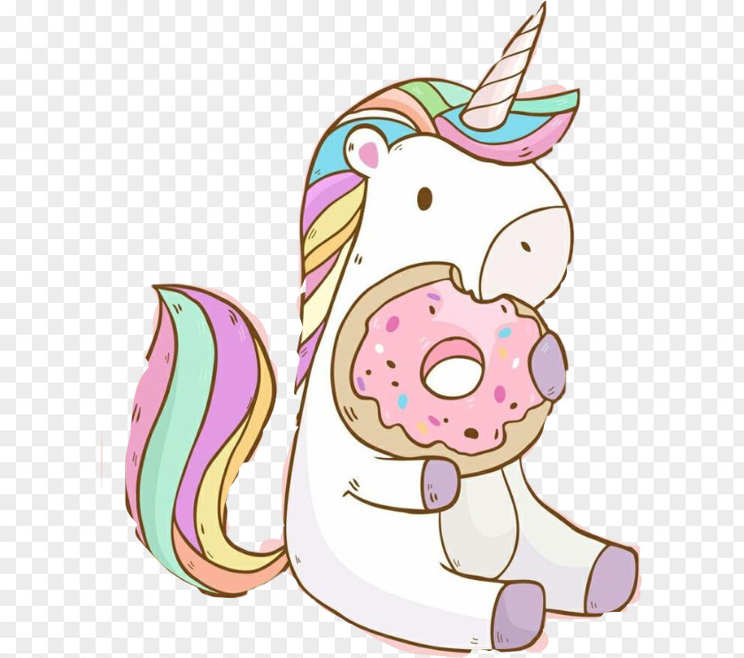 Unicorn Donuts Kavaii YouTube Desktop Wallpaper PNG