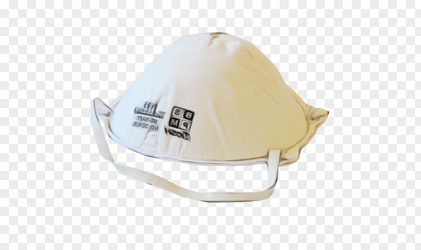 White Helmet Beige Headgear Hat PNG