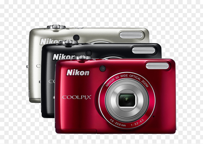 720pRed Mirrorless Interchangeable-lens Camera Nikon COOLPIX L28 B700Digital Cameras Coolpix L100 L26 16.1 MP Compact Digital PNG