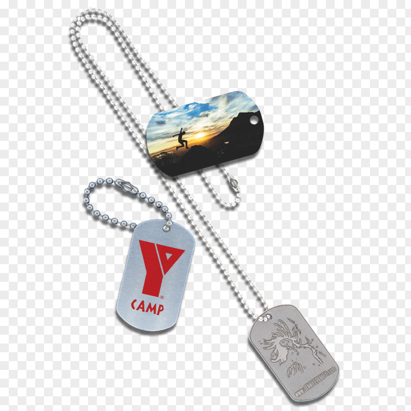 Padlock Dog Tag Aluminium PNG