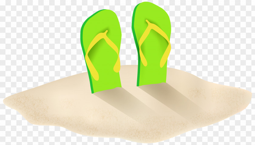 Green Flip Flops In Sand Clipart Image Lapel Pin Computer Font Clip Art PNG