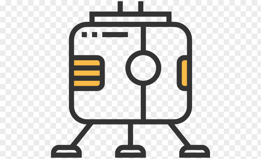 Robot Spacecraft Transport Icon PNG